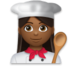 Woman Cook: Medium-dark Skin Tone Emoji Copy Paste ― 👩🏾‍🍳 - lg