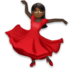 Woman Dancing: Dark Skin Tone Emoji Copy Paste ― 💃🏿 - lg