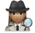 Woman Detective: Medium Skin Tone Emoji Copy Paste ― 🕵🏽‍♀ - lg