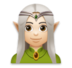 Woman Elf: Light Skin Tone Emoji Copy Paste ― 🧝🏻‍♀ - lg