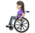 Woman In Manual Wheelchair: Light Skin Tone Emoji Copy Paste ― 👩🏻‍🦽 - lg