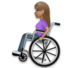 Woman In Manual Wheelchair: Medium Skin Tone Emoji Copy Paste ― 👩🏽‍🦽 - lg