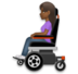 Woman In Motorized Wheelchair: Medium-dark Skin Tone Emoji Copy Paste ― 👩🏾‍🦼 - lg