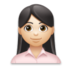 Woman Office Worker: Light Skin Tone Emoji Copy Paste ― 👩🏻‍💼 - lg