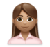 Woman Office Worker: Medium Skin Tone Emoji Copy Paste ― 👩🏽‍💼 - lg