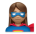 Woman Superhero: Medium Skin Tone Emoji Copy Paste ― 🦸🏽‍♀ - lg