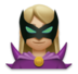 Woman Supervillain: Medium-light Skin Tone Emoji Copy Paste ― 🦹🏼‍♀ - lg