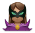 Woman Supervillain: Medium Skin Tone Emoji Copy Paste ― 🦹🏽‍♀ - lg