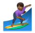 Woman Surfing: Medium-dark Skin Tone Emoji Copy Paste ― 🏄🏾‍♀ - lg