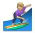 Woman Surfing: Medium-light Skin Tone Emoji Copy Paste ― 🏄🏼‍♀ - lg