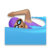 Woman Swimming: Medium Skin Tone Emoji Copy Paste ― 🏊🏽‍♀ - lg