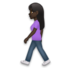 Woman Walking: Dark Skin Tone Emoji Copy Paste ― 🚶🏿‍♀ - lg