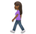 Woman Walking: Medium-dark Skin Tone Emoji Copy Paste ― 🚶🏾‍♀ - lg