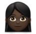 Woman: Dark Skin Tone Emoji Copy Paste ― 👩🏿 - lg