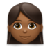 Woman: Medium-dark Skin Tone Emoji Copy Paste ― 👩🏾 - lg