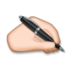 Writing Hand: Medium-light Skin Tone Emoji Copy Paste ― ✍🏼 - lg