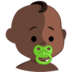 Baby: Dark Skin Tone Emoji Copy Paste ― 👶🏿 - messenger
