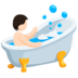 Person Taking Bath: Light Skin Tone Emoji Copy Paste ― 🛀🏻 - messenger