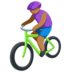 Person Biking: Medium Skin Tone Emoji Copy Paste ― 🚴🏽 - messenger