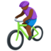 Person Biking: Medium-dark Skin Tone Emoji Copy Paste ― 🚴🏾 - messenger