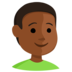 Boy: Medium-dark Skin Tone Emoji Copy Paste ― 👦🏾 - messenger