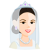 Person With Veil: Light Skin Tone Emoji Copy Paste ― 👰🏻 - messenger