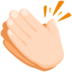 Clapping Hands: Light Skin Tone Emoji Copy Paste ― 👏🏻 - messenger
