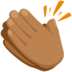 Clapping Hands: Medium Skin Tone Emoji Copy Paste ― 👏🏽 - messenger