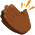 Clapping Hands: Medium-dark Skin Tone Emoji Copy Paste ― 👏🏾 - messenger