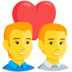 Couple With Heart: Man, Man Emoji Copy Paste ― 👨‍❤️‍👨 - messenger