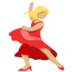 Woman Dancing: Medium-light Skin Tone Emoji Copy Paste ― 💃🏼 - messenger