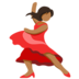Woman Dancing: Medium Skin Tone Emoji Copy Paste ― 💃🏽 - messenger