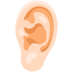 Ear: Light Skin Tone Emoji Copy Paste ― 👂🏻 - messenger