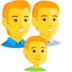 Family: Man, Man, Boy Emoji Copy Paste ― 👨‍👨‍👦 - messenger