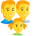 Family: Man, Man, Girl Emoji Copy Paste ― 👨‍👨‍👧 - messenger