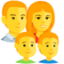 Family: Man, Woman, Boy, Boy Emoji Copy Paste ― 👨‍👩‍👦‍👦 - messenger