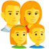 Family: Man, Woman, Girl, Boy Emoji Copy Paste ― 👨‍👩‍👧‍👦 - messenger