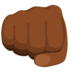 Oncoming Fist: Medium-dark Skin Tone Emoji Copy Paste ― 👊🏾 - messenger