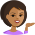 Person Tipping Hand: Medium Skin Tone Emoji Copy Paste ― 💁🏽 - messenger