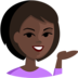 Person Tipping Hand: Dark Skin Tone Emoji Copy Paste ― 💁🏿 - messenger