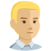 Man: Medium-light Skin Tone Emoji Copy Paste ― 👨🏼 - messenger