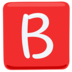 B Button (blood Type) Emoji Copy Paste ― 🅱️ - messenger