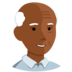 Old Man: Medium-dark Skin Tone Emoji Copy Paste ― 👴🏾 - messenger
