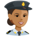 Police Officer: Medium Skin Tone Emoji Copy Paste ― 👮🏽 - messenger