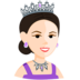 Princess: Light Skin Tone Emoji Copy Paste ― 👸🏻 - messenger