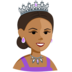 Princess: Medium Skin Tone Emoji Copy Paste ― 👸🏽 - messenger