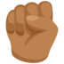 Raised Fist: Medium Skin Tone Emoji Copy Paste ― ✊🏽 - messenger