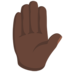 Raised Hand: Dark Skin Tone Emoji Copy Paste ― ✋🏿 - messenger