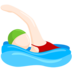 Person Swimming: Light Skin Tone Emoji Copy Paste ― 🏊🏻 - messenger