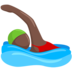 Person Swimming: Dark Skin Tone Emoji Copy Paste ― 🏊🏿 - messenger